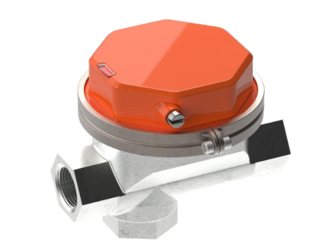California Smart Valve — exterior view with orange cap